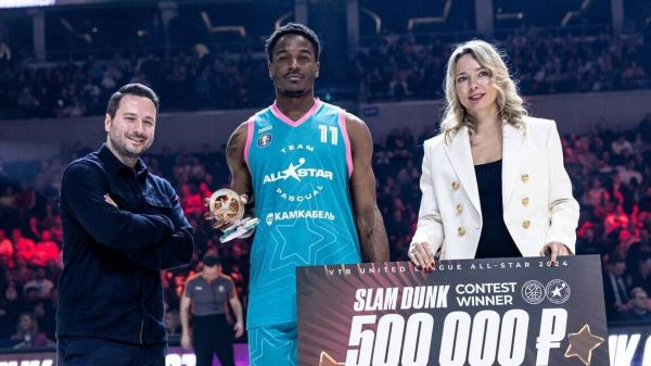 Баскетболист «Астаны» Скиппер‑Браун выиграл конкурс по броскам сверху на Матче звезд Единой лиги ВТБ